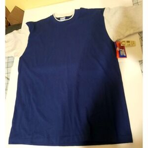 Goodsport USA XL Short Sleeve T Shirt Vintage Single Stitch New Navy Blue Gray